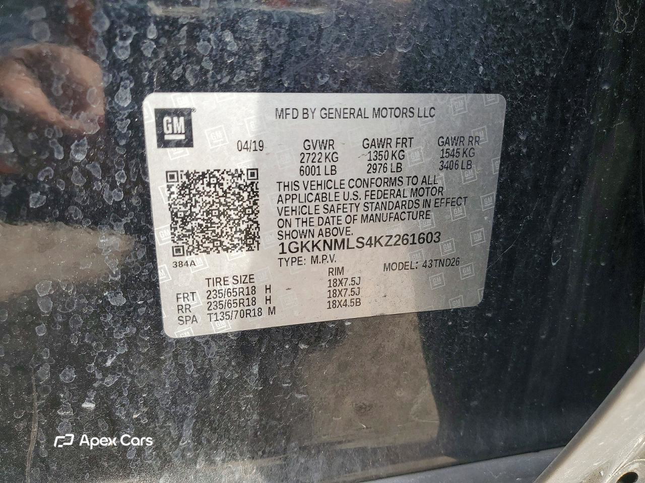 GMC Acadia 2019