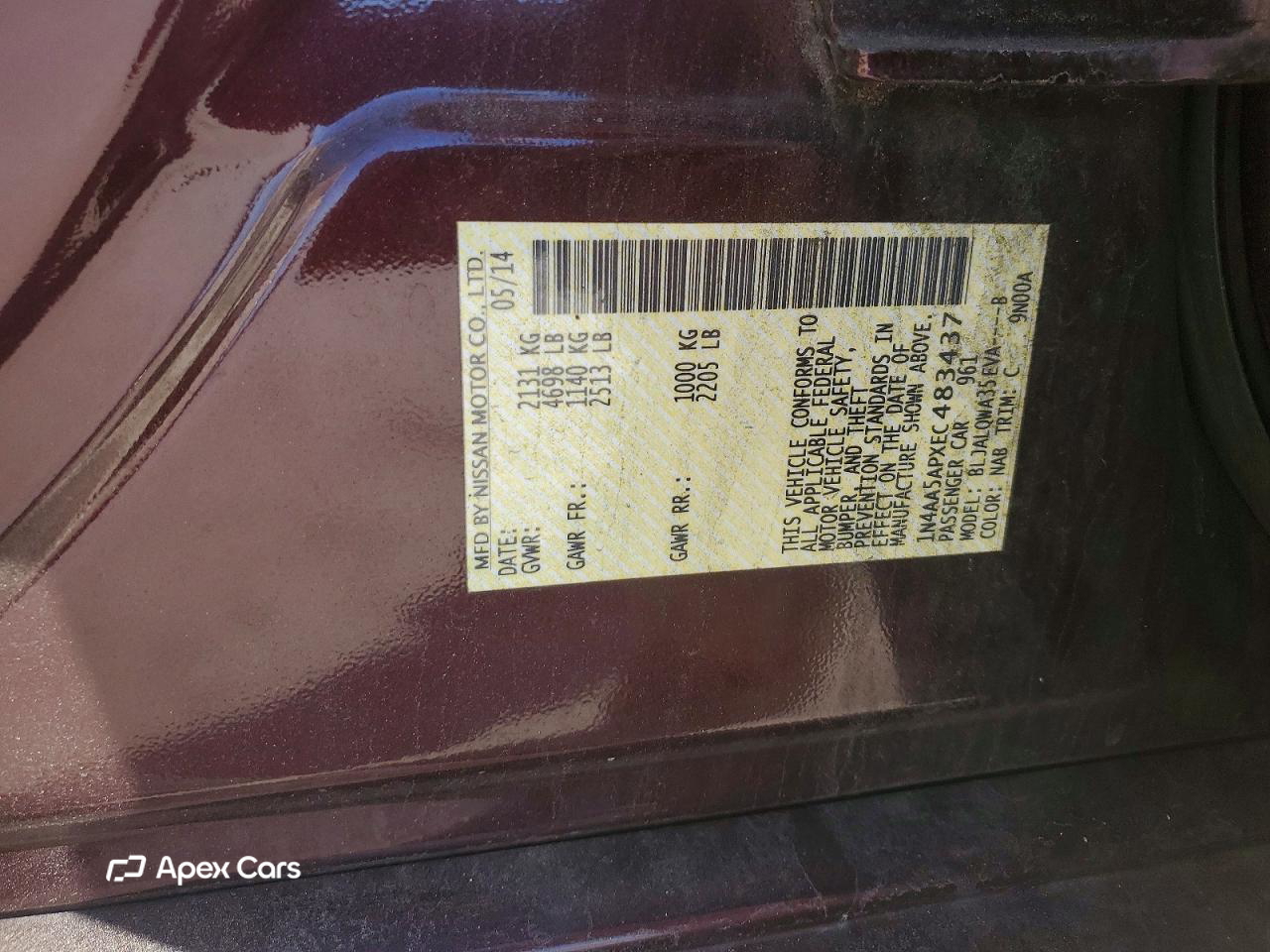 Nissan Maxima 2014