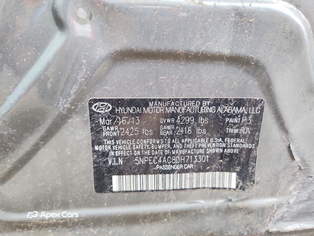 Hyundai Sonata 2013
