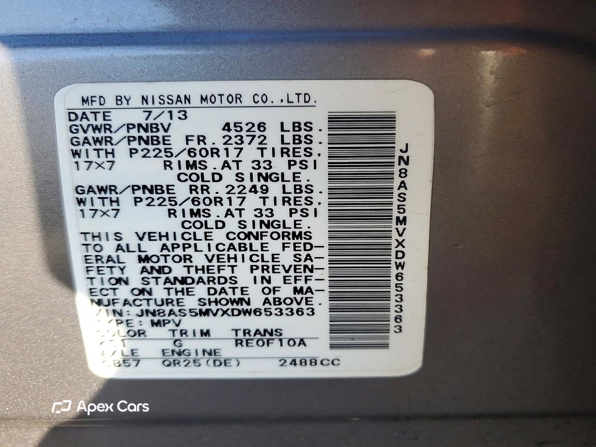 Nissan Rogue 2013