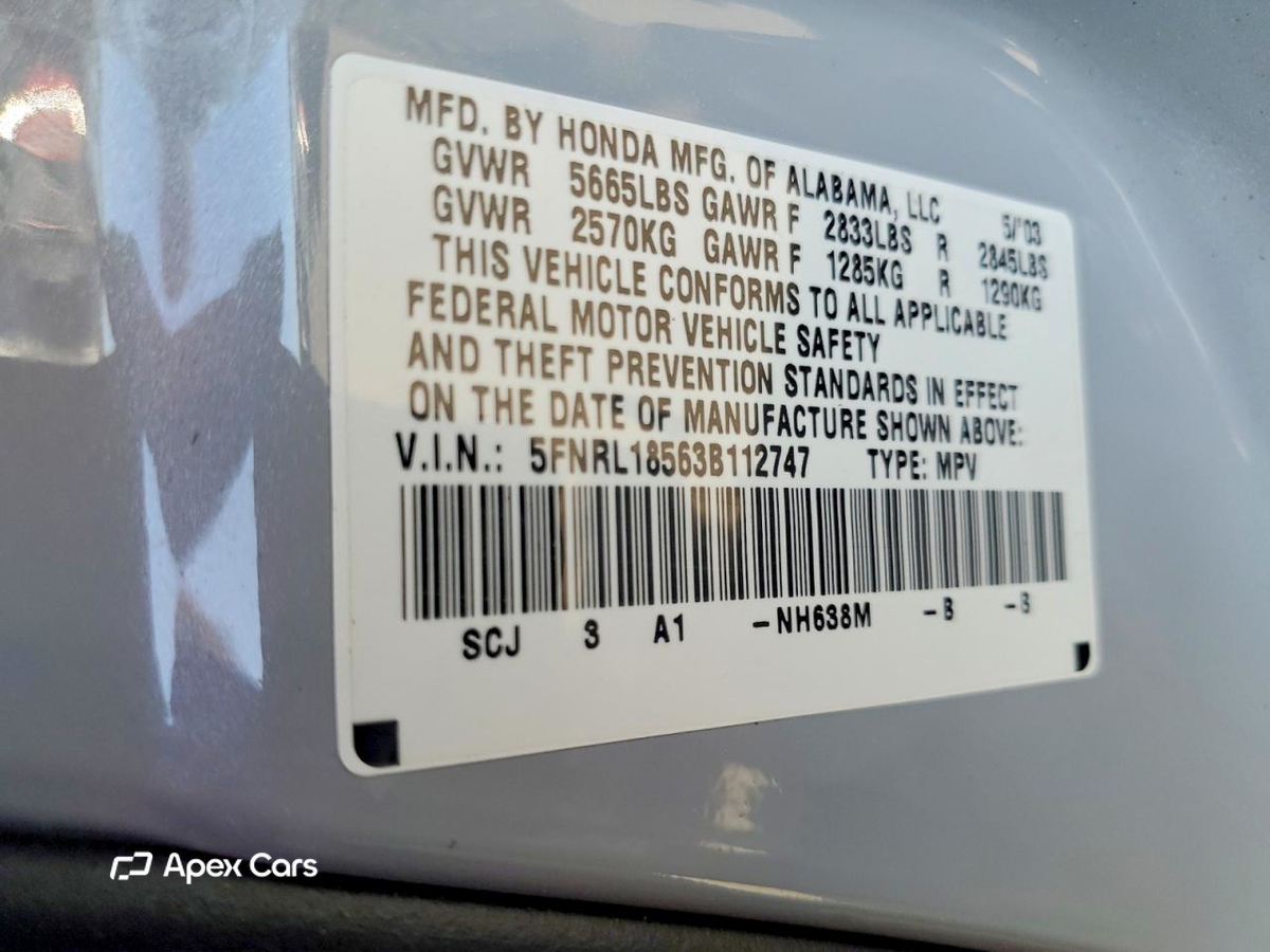 Honda Odyssey 2003