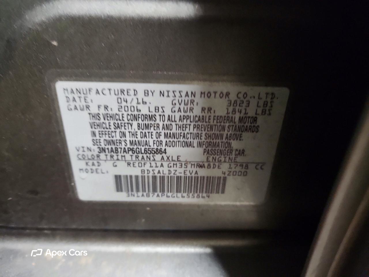 Nissan Sentra 2016