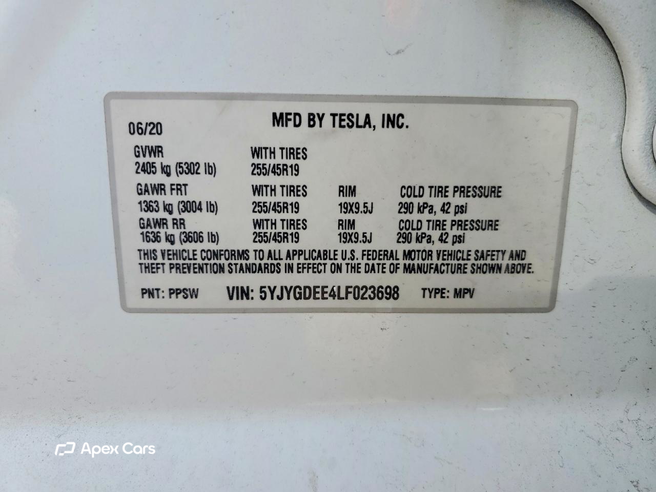 Tesla Model Y 2020