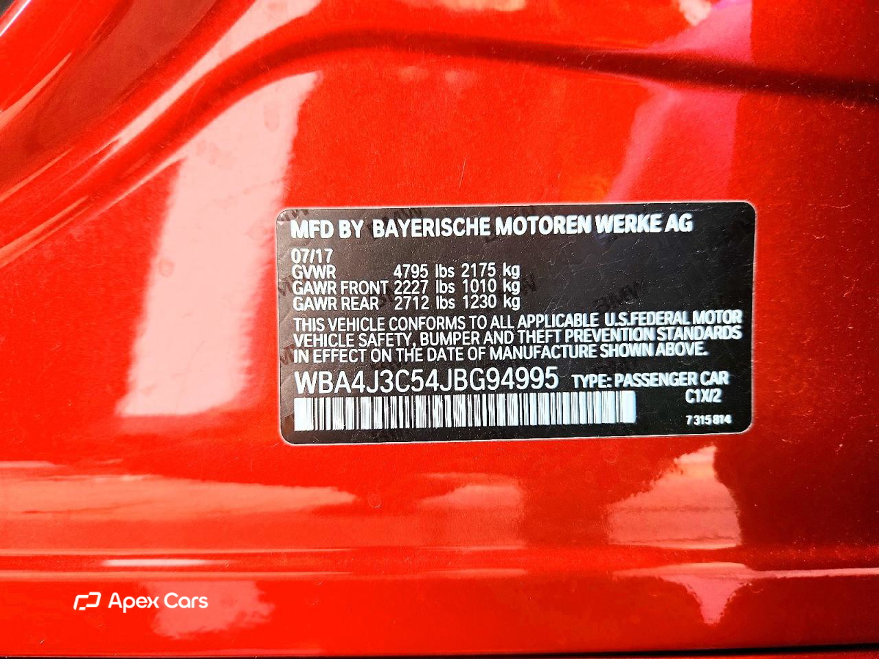 BMW Series 4 2018