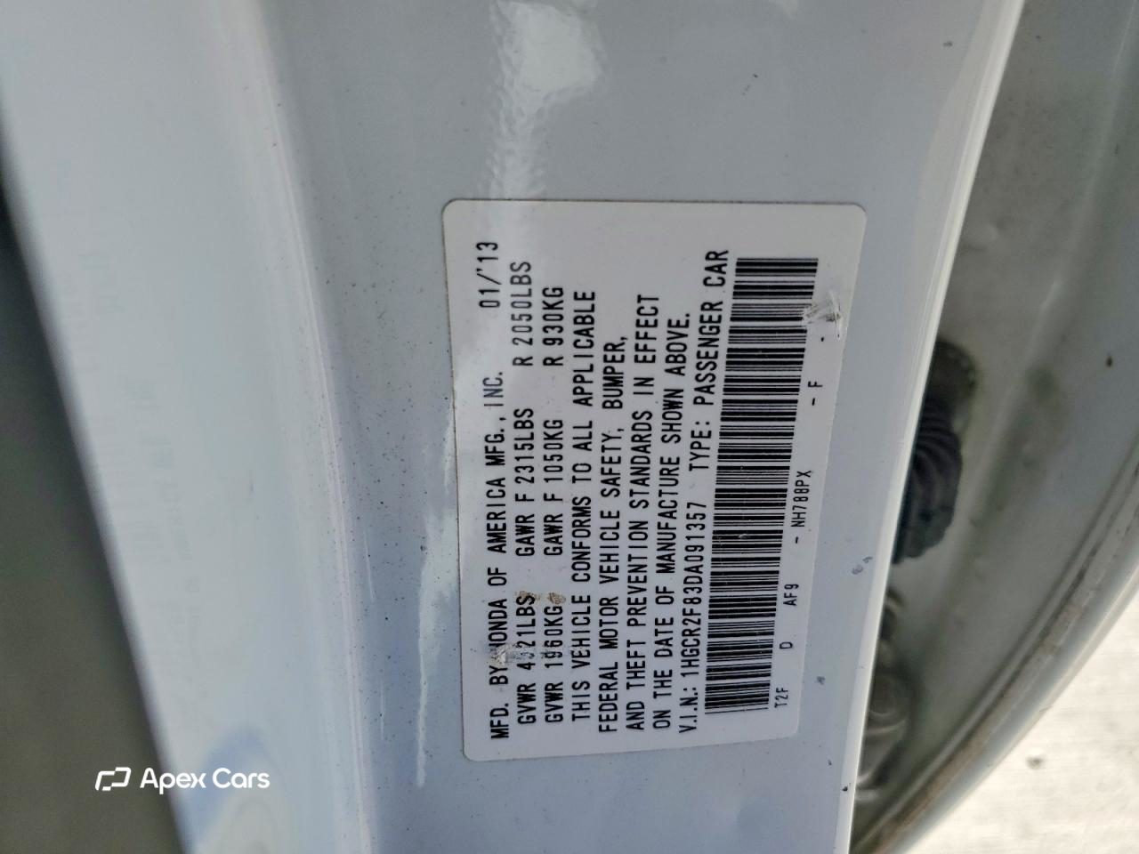 Honda Accord 2013