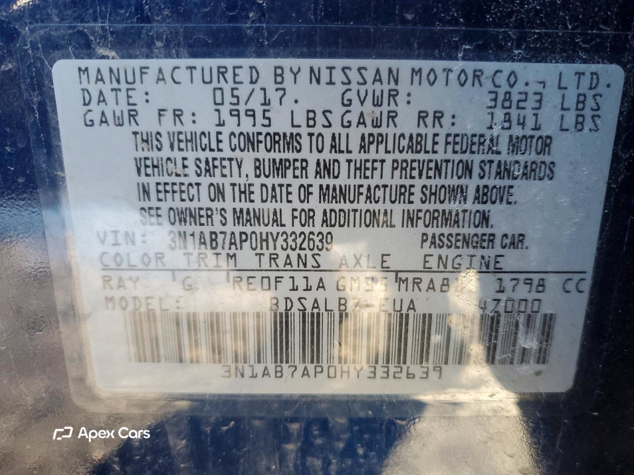 Nissan Sentra 2017