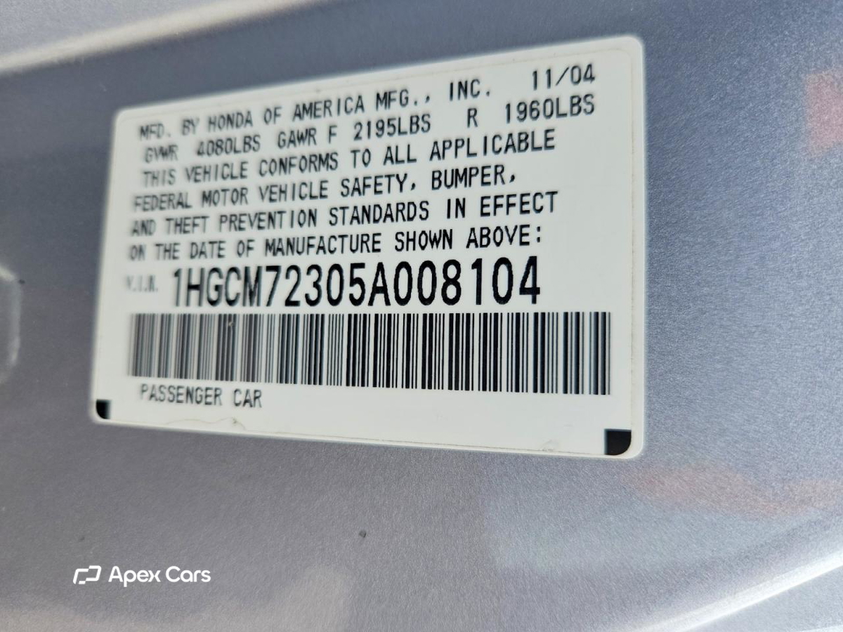 Honda Accord 2005