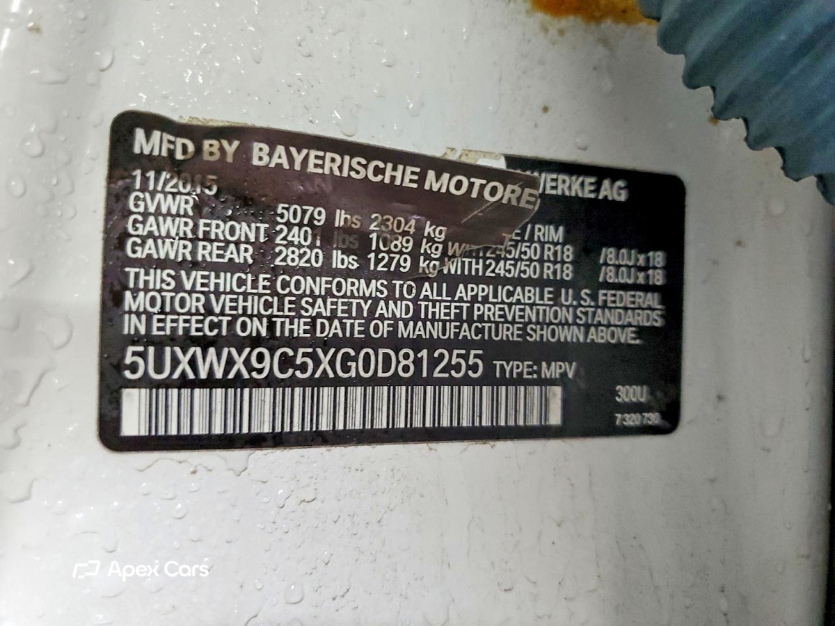 BMW X3 2016