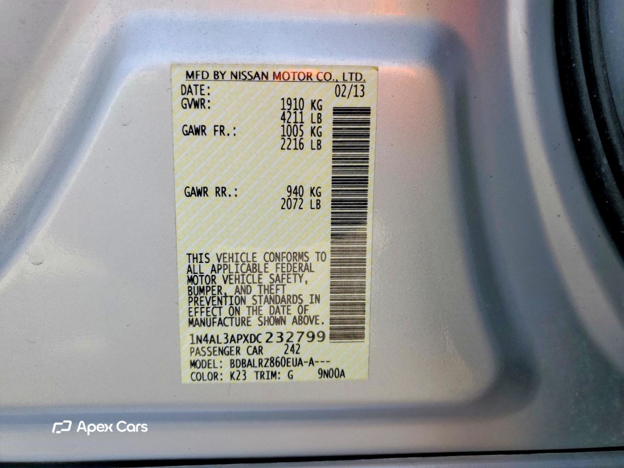 Nissan Altima 2013
