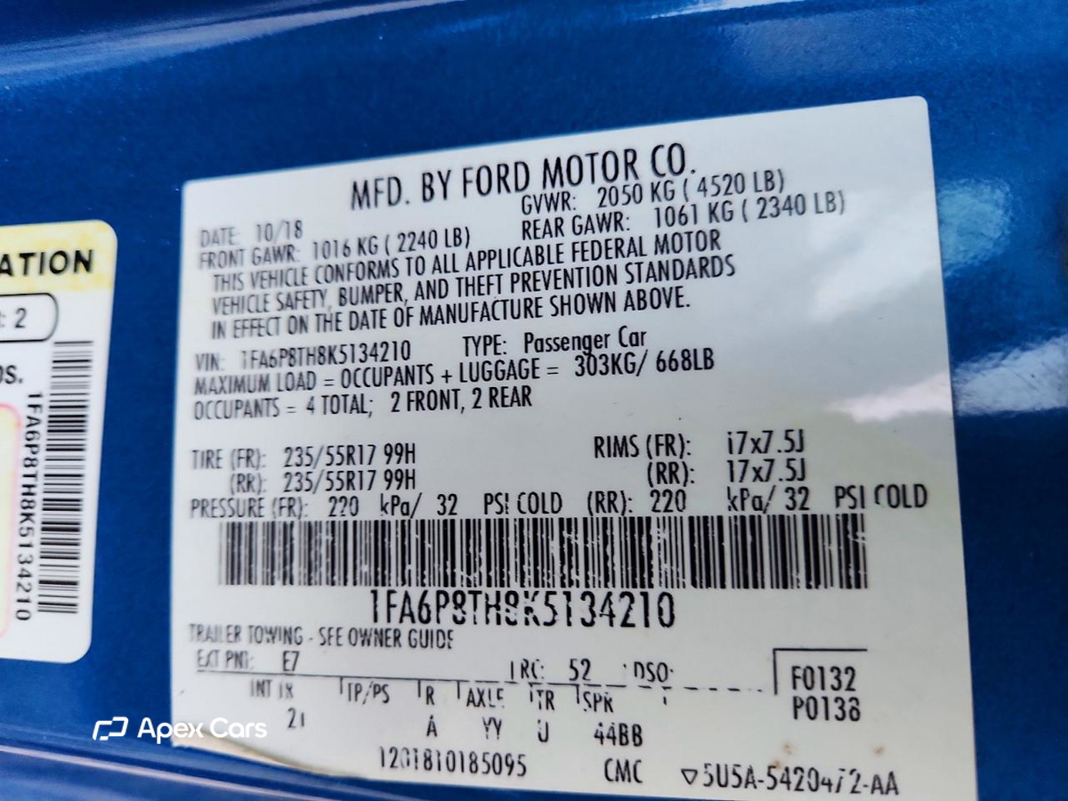 Ford Mustang 2019