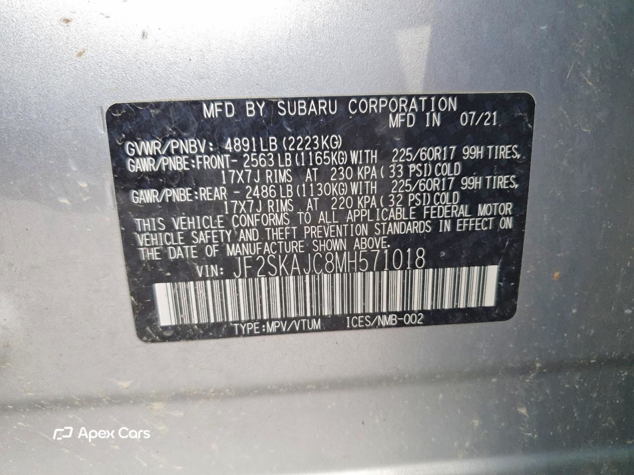 Subaru Forester 2021
