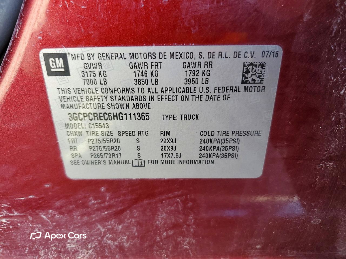 Chevrolet Silverado 2017