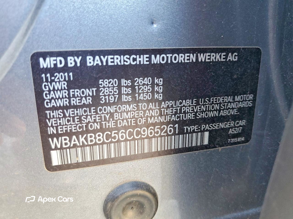 BMW Series 7 2012