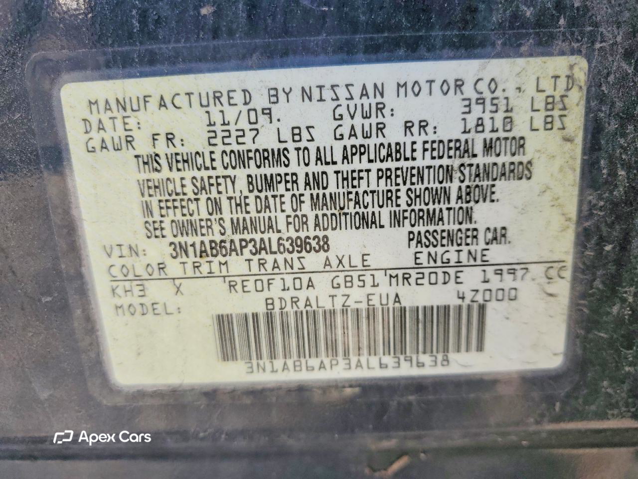 Nissan Sentra 2010