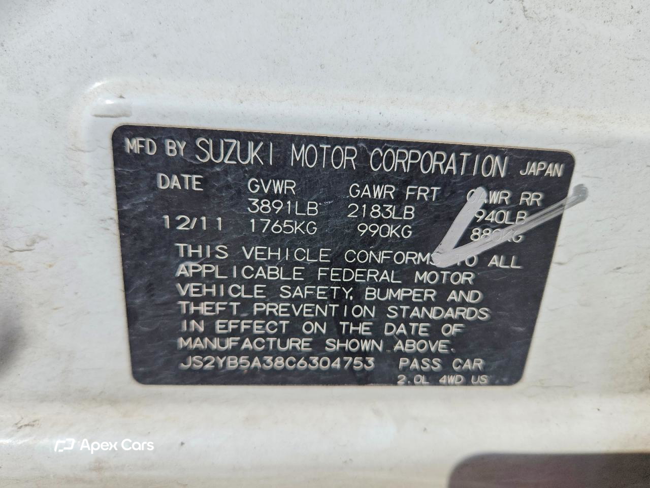 Suzuki SX4 2012