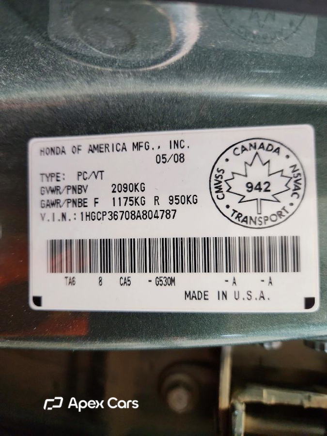 Honda Accord 2008