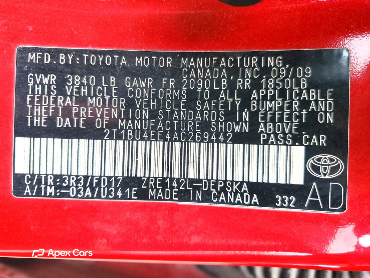 Toyota Corolla 2010