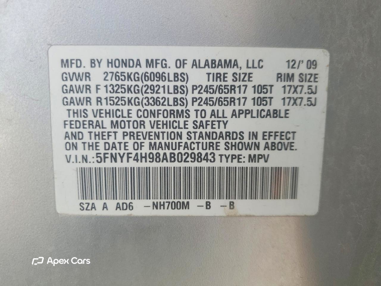 Honda Pilot 2010