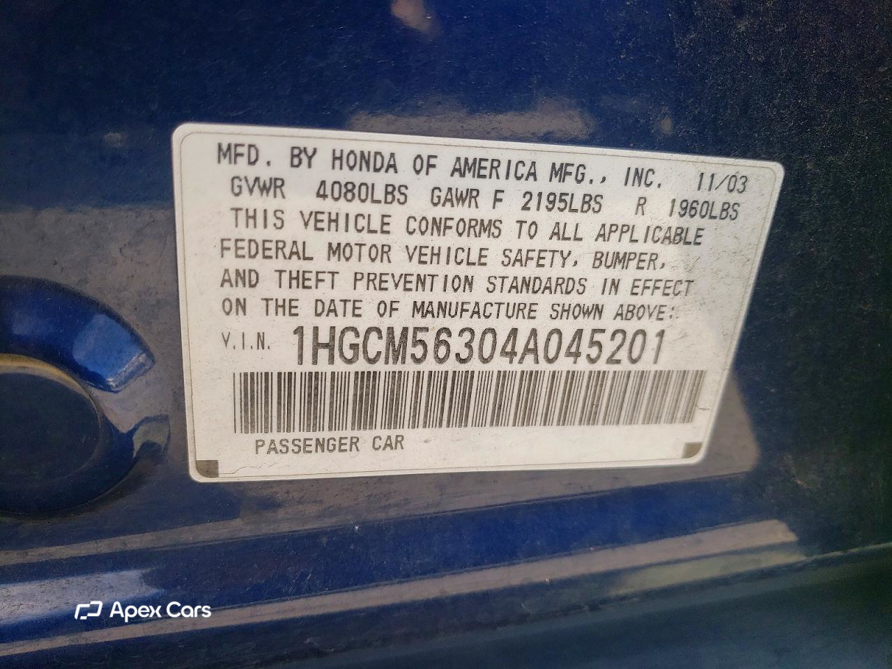 Honda Accord 2004