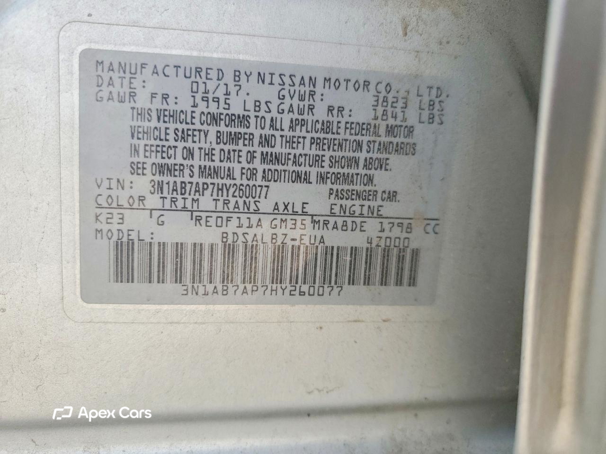 Nissan Sentra 2017