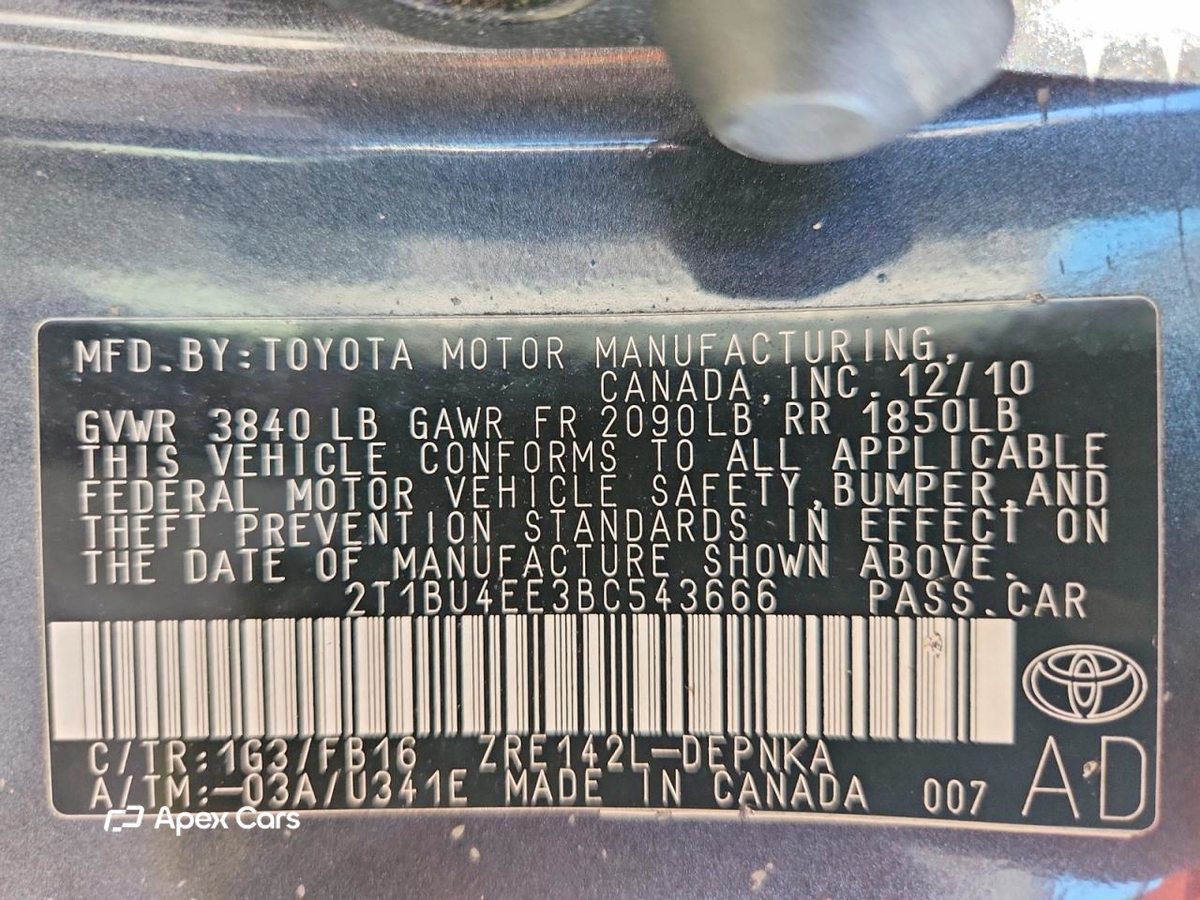 Toyota Corolla 2011