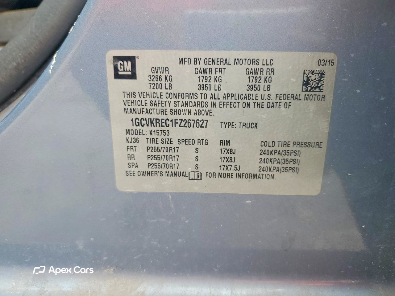 Chevrolet Silverado 2015