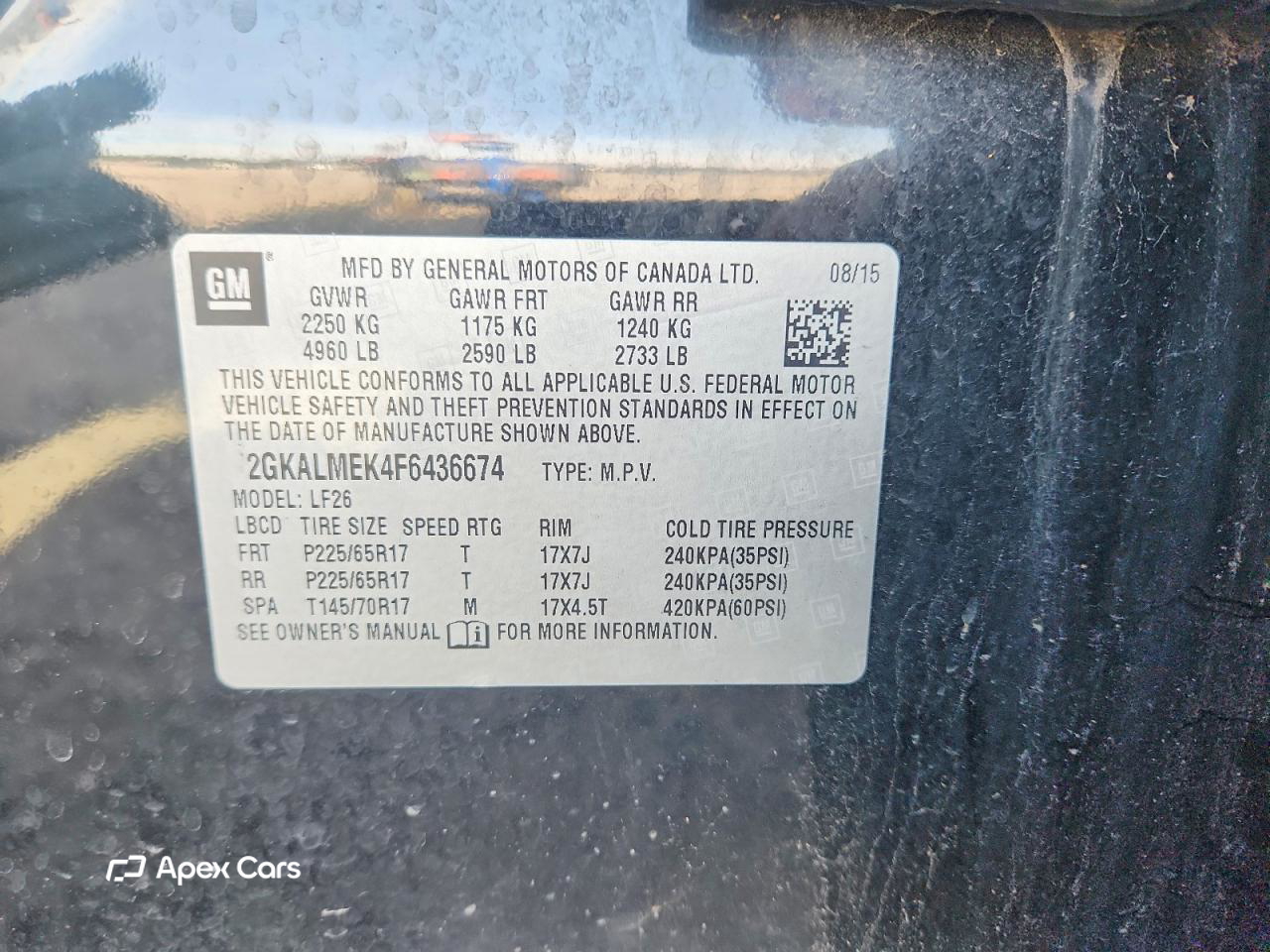 GMC Terrain 2015
