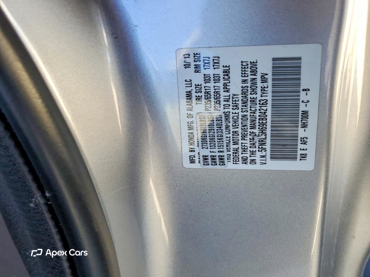 Honda Odyssey 2014