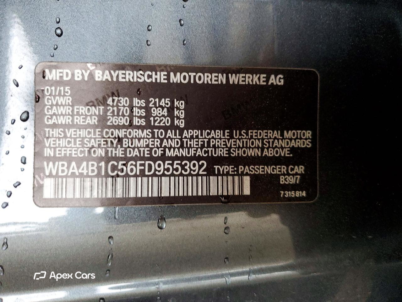 BMW Series 4 2015
