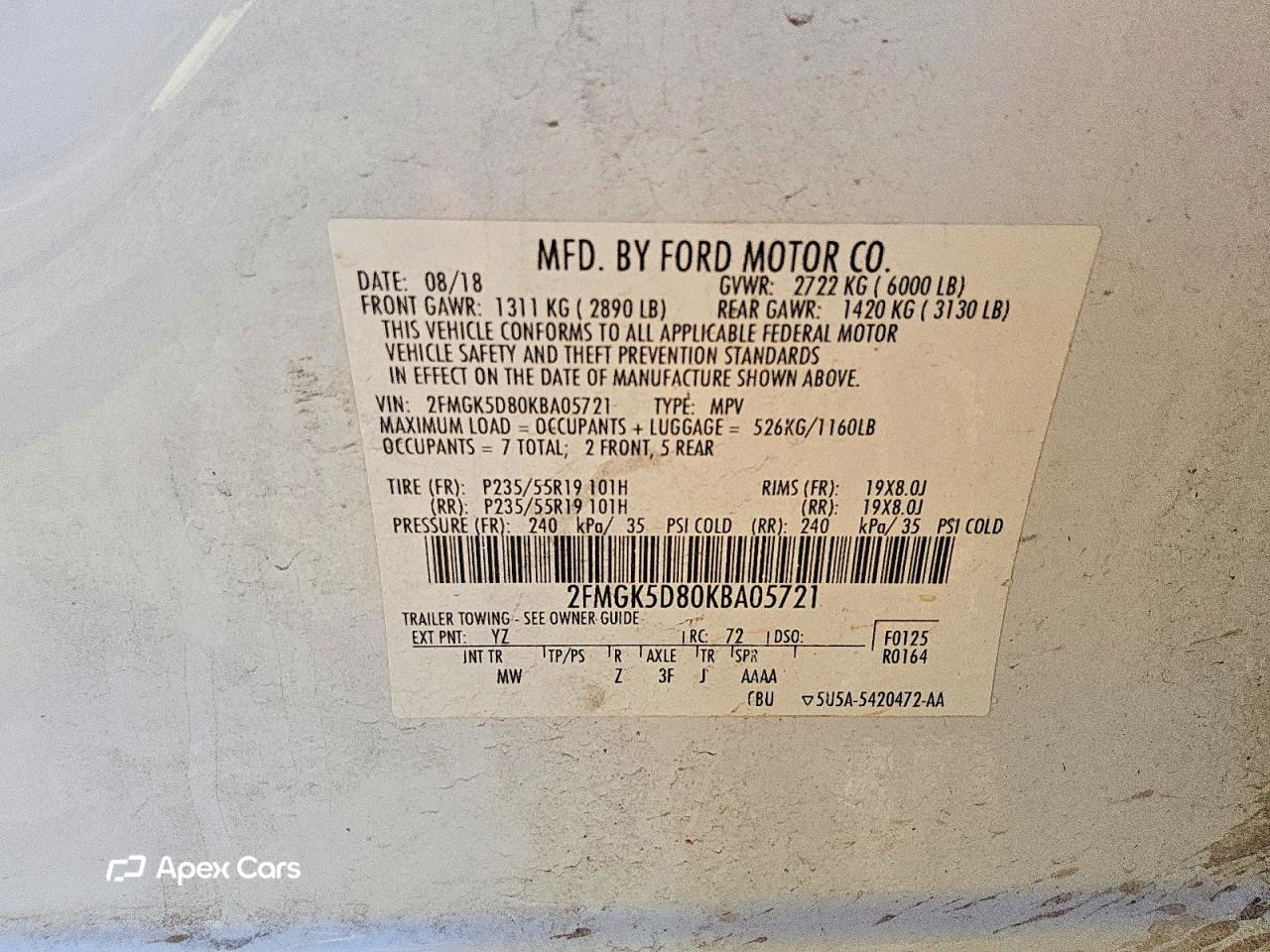 Ford Flex 2019