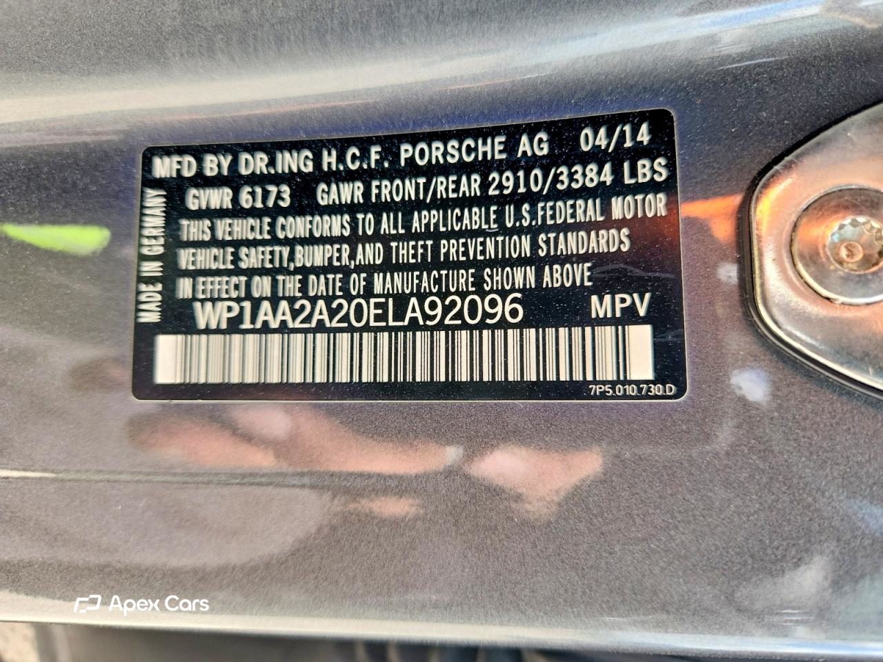 Porsche Cayenne 2014