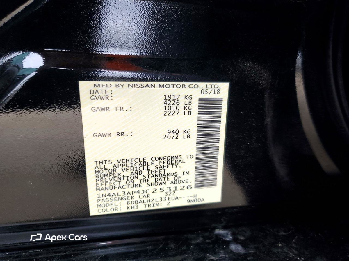 Nissan Altima 2018