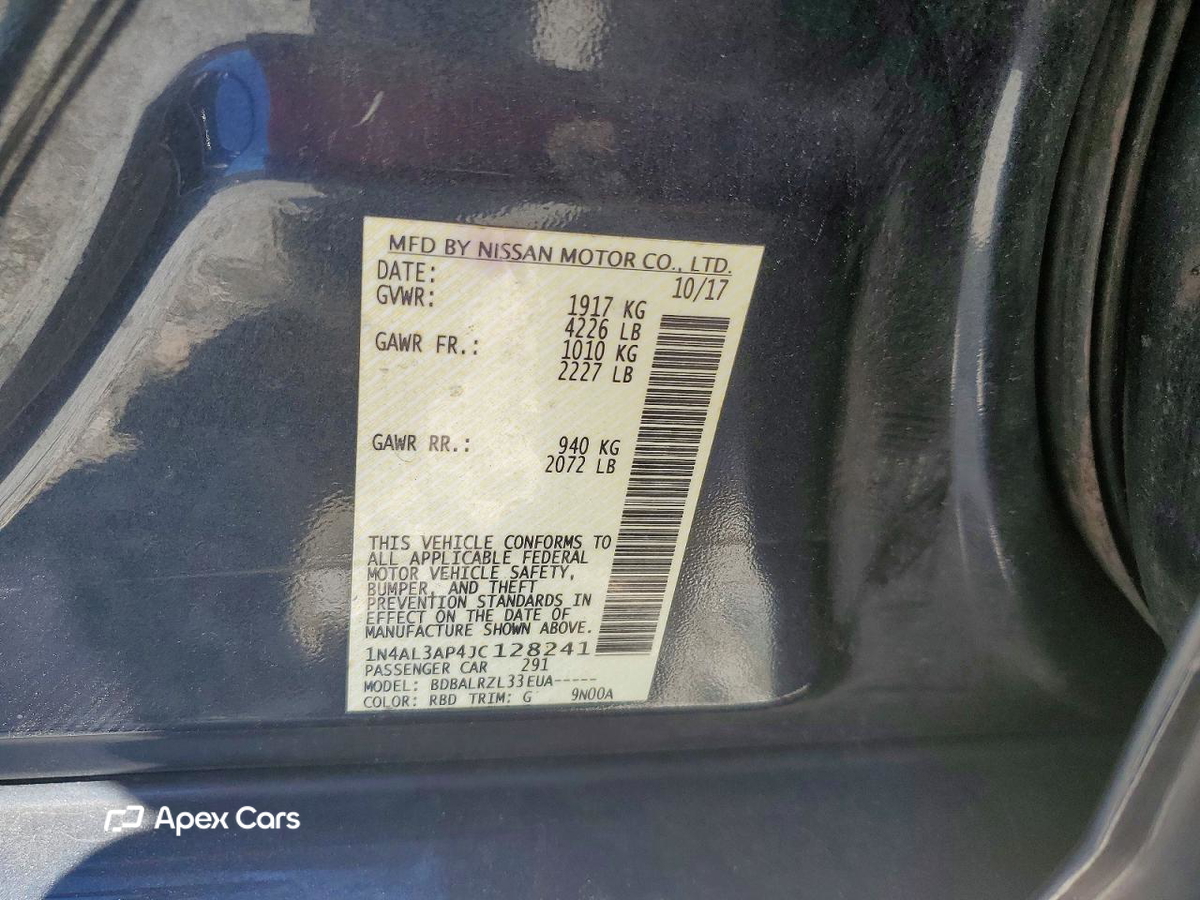 Nissan Altima 2018