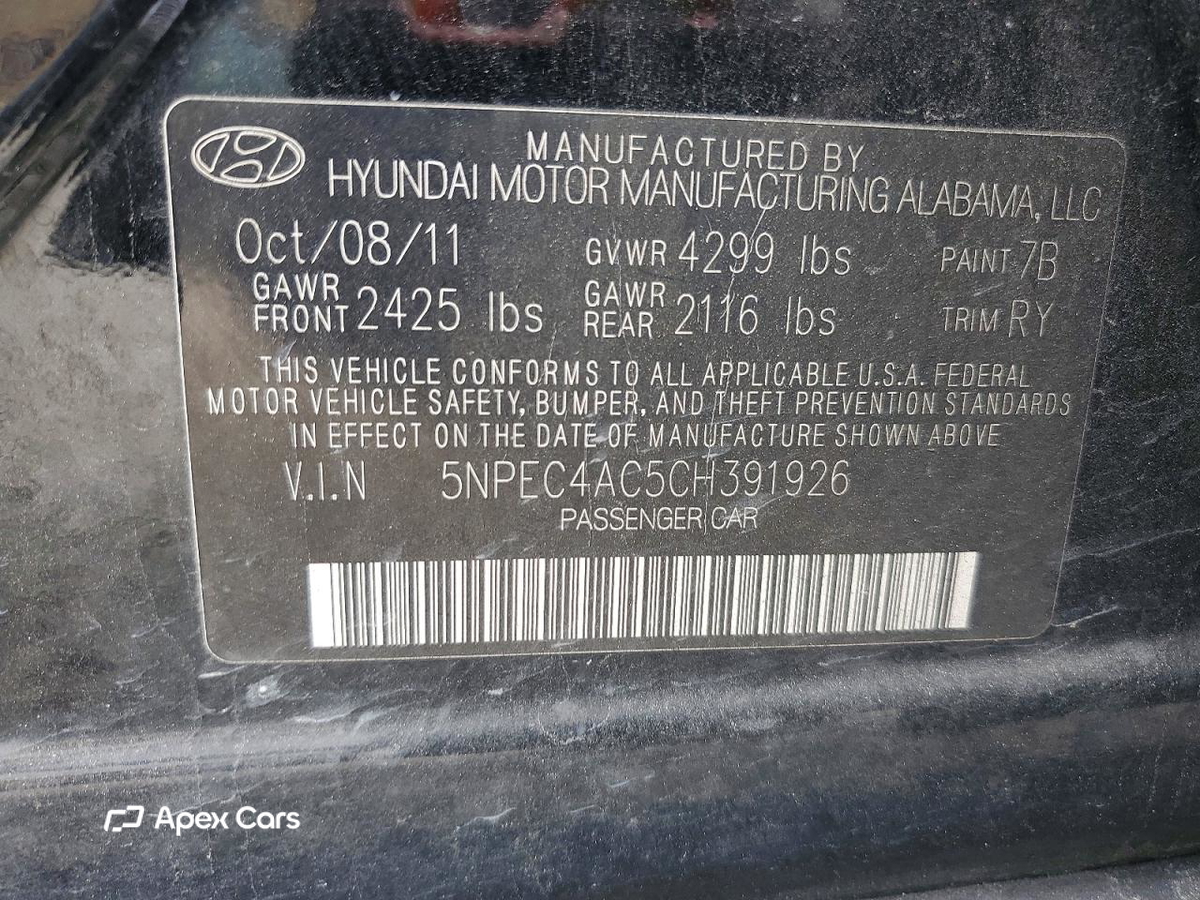 Hyundai Sonata 2012