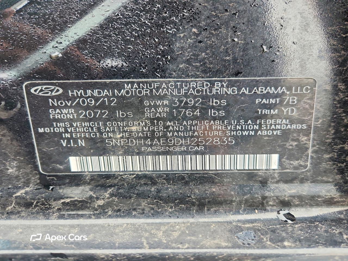 Hyundai Elantra 2013