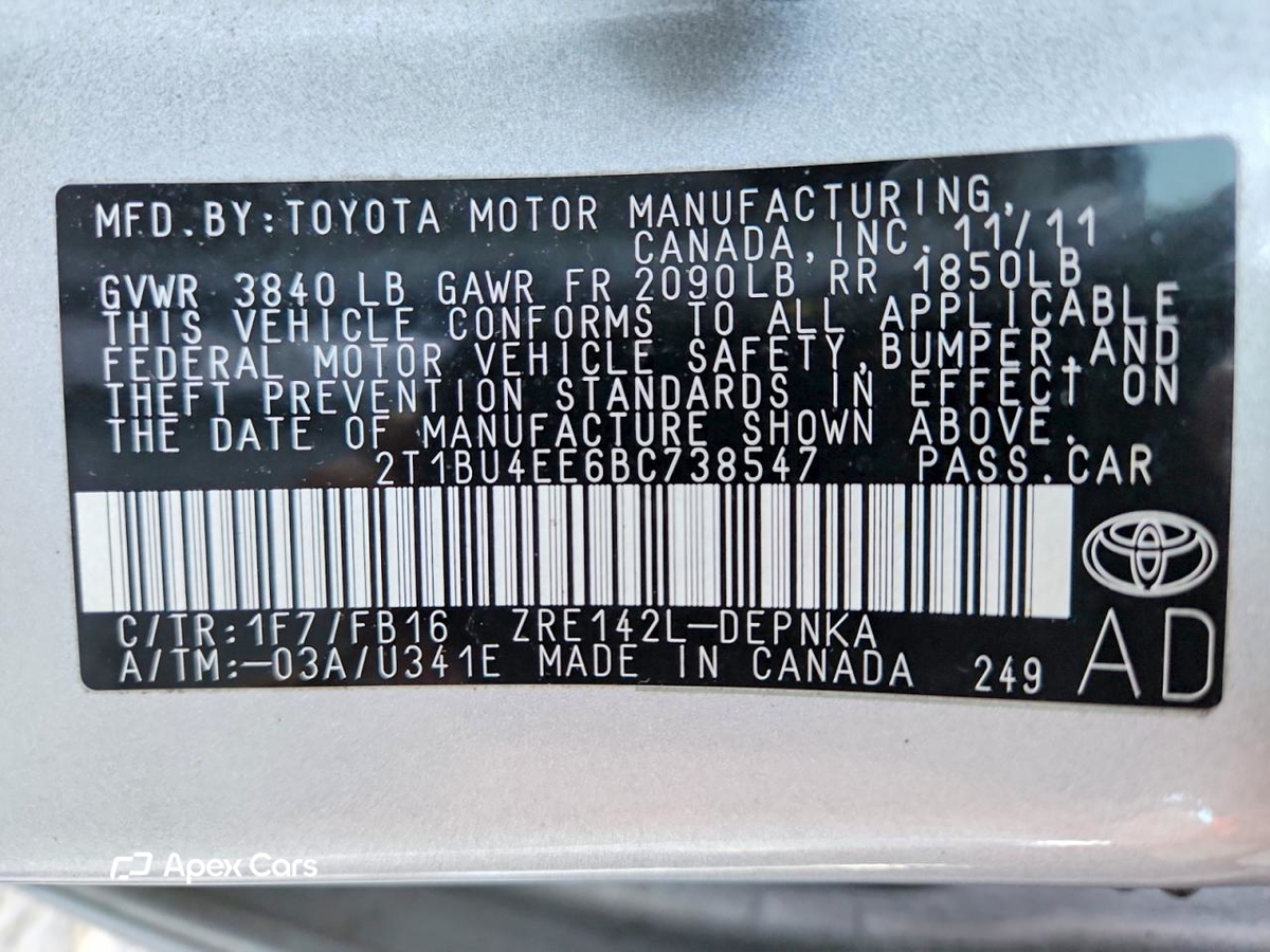 Toyota Corolla 2011