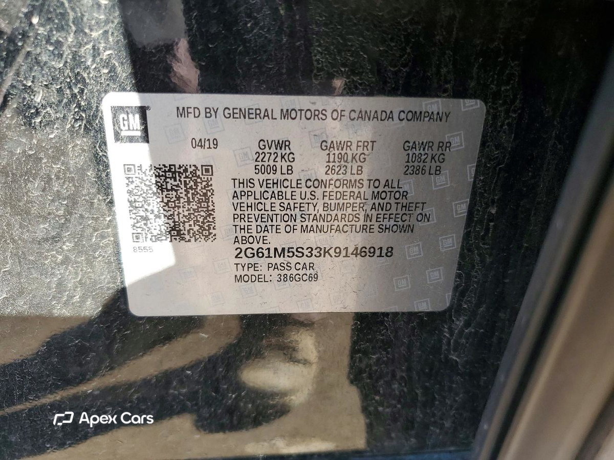 Cadillac XTS 2019