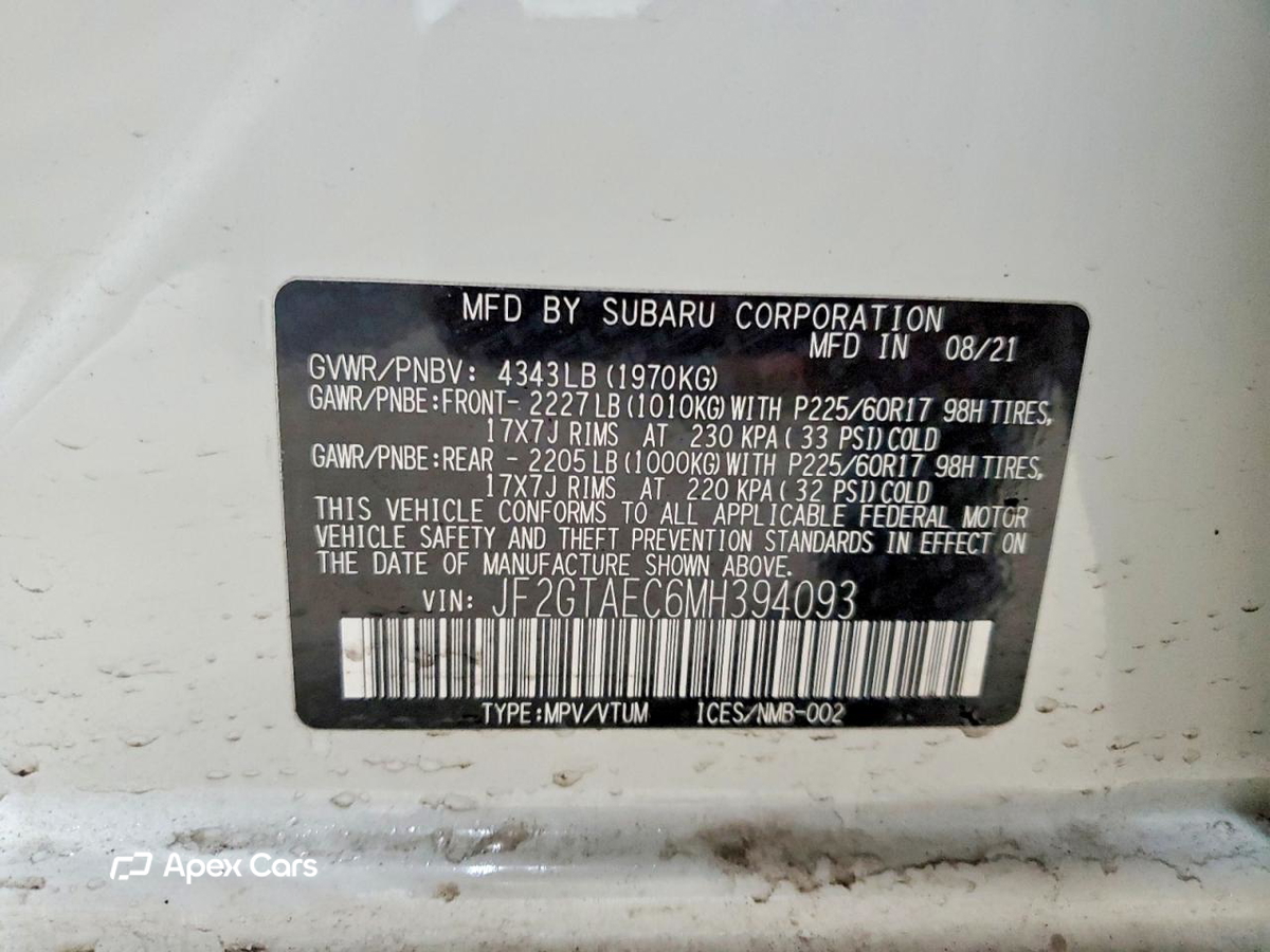 Subaru XV 2021
