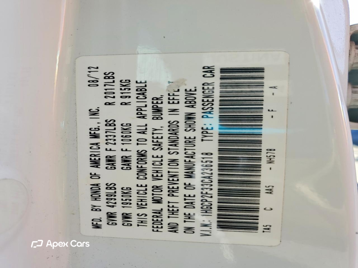 Honda Accord 2012