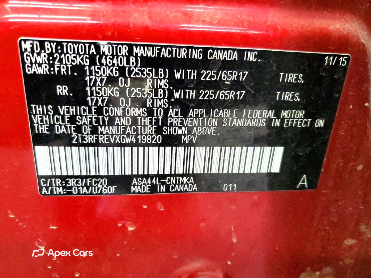 Toyota RAV 4 2016