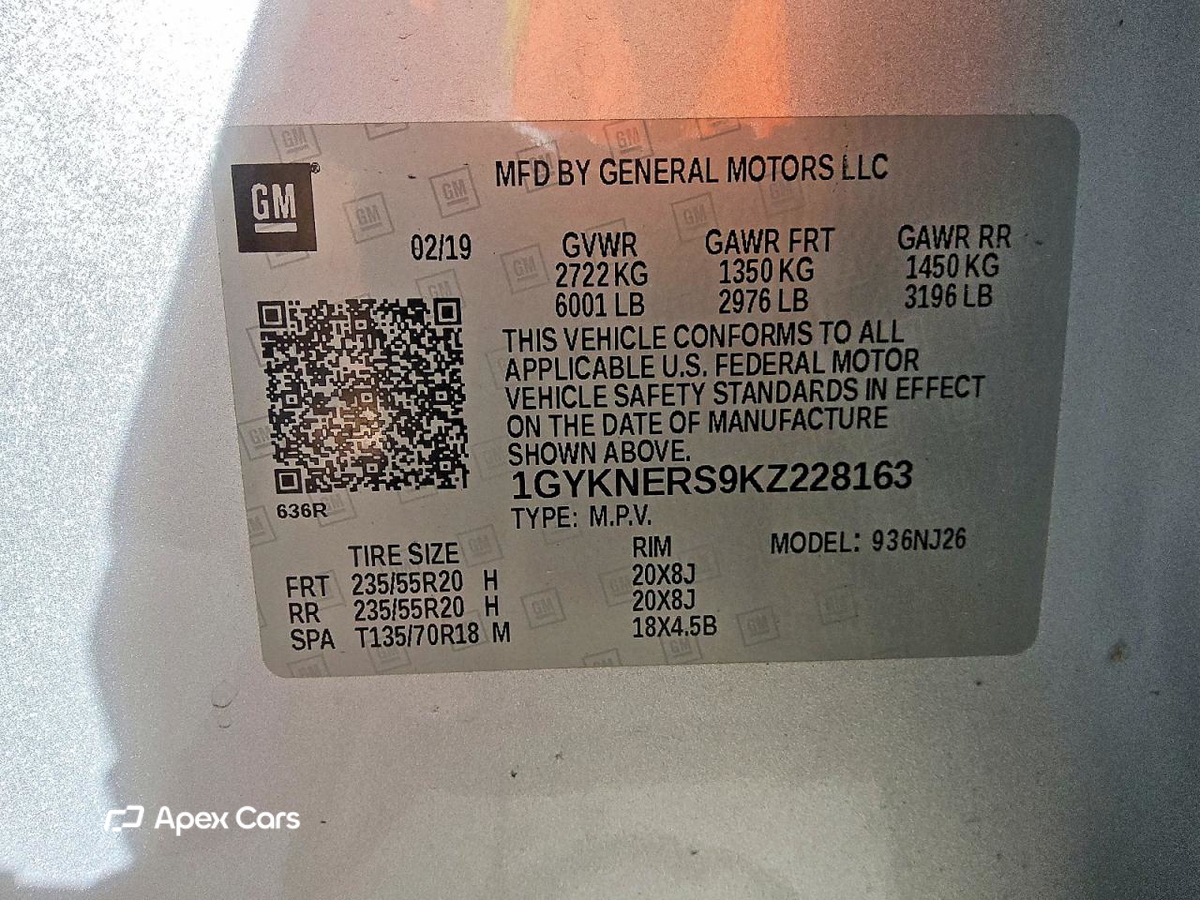 Cadillac XT5 2019