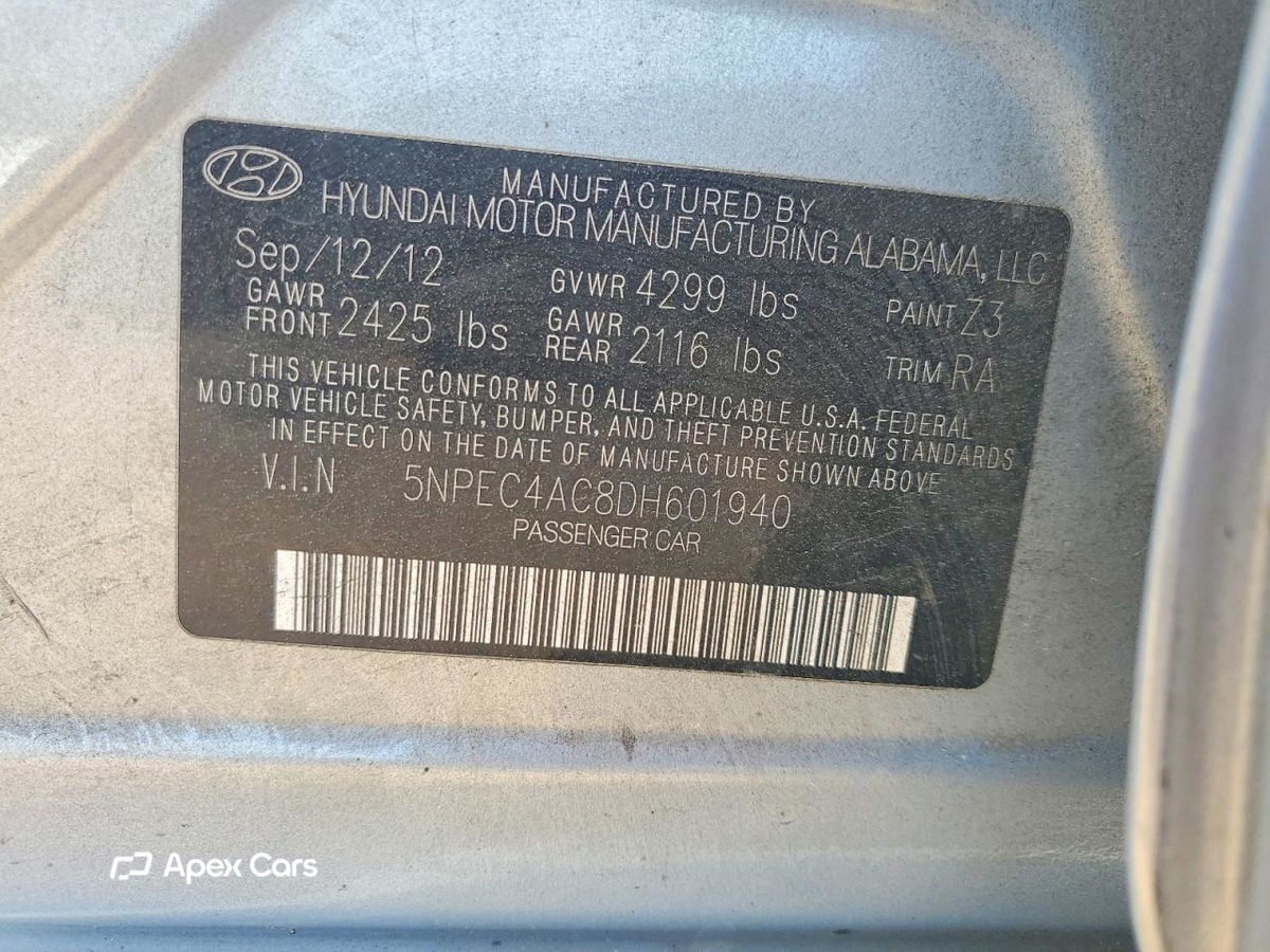 Hyundai Sonata 2013