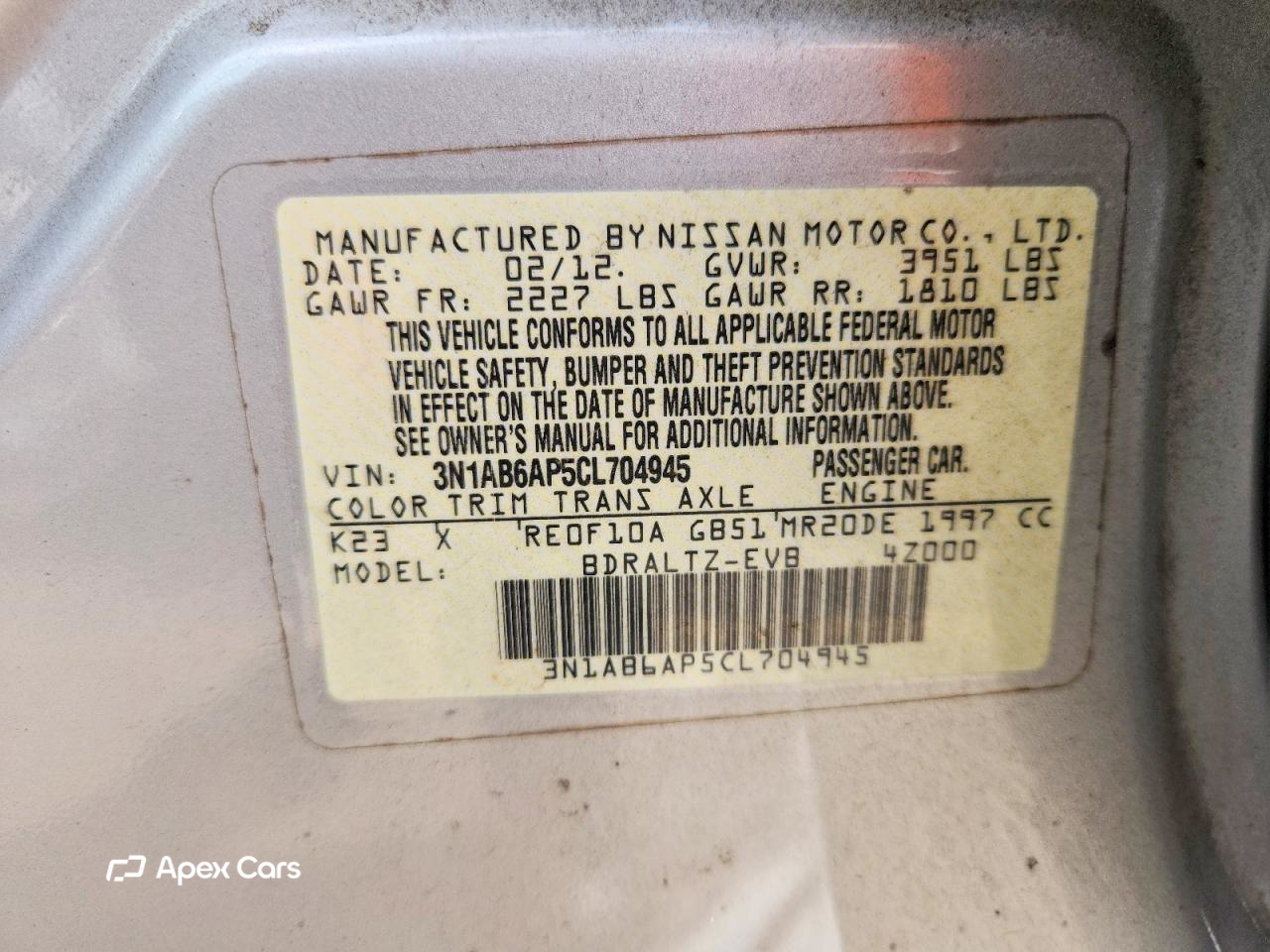 Nissan Sentra 2012