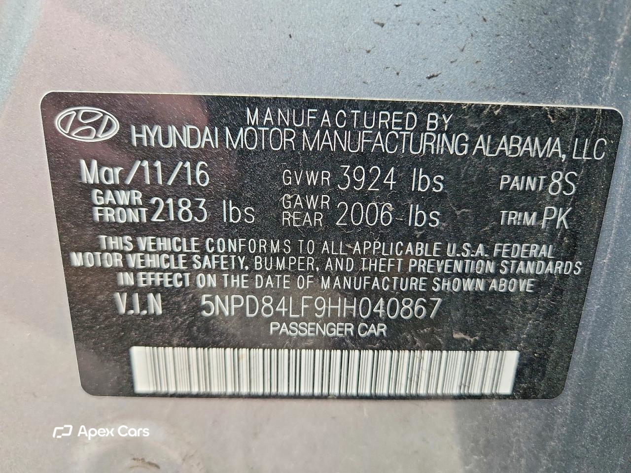 Hyundai Elantra 2017