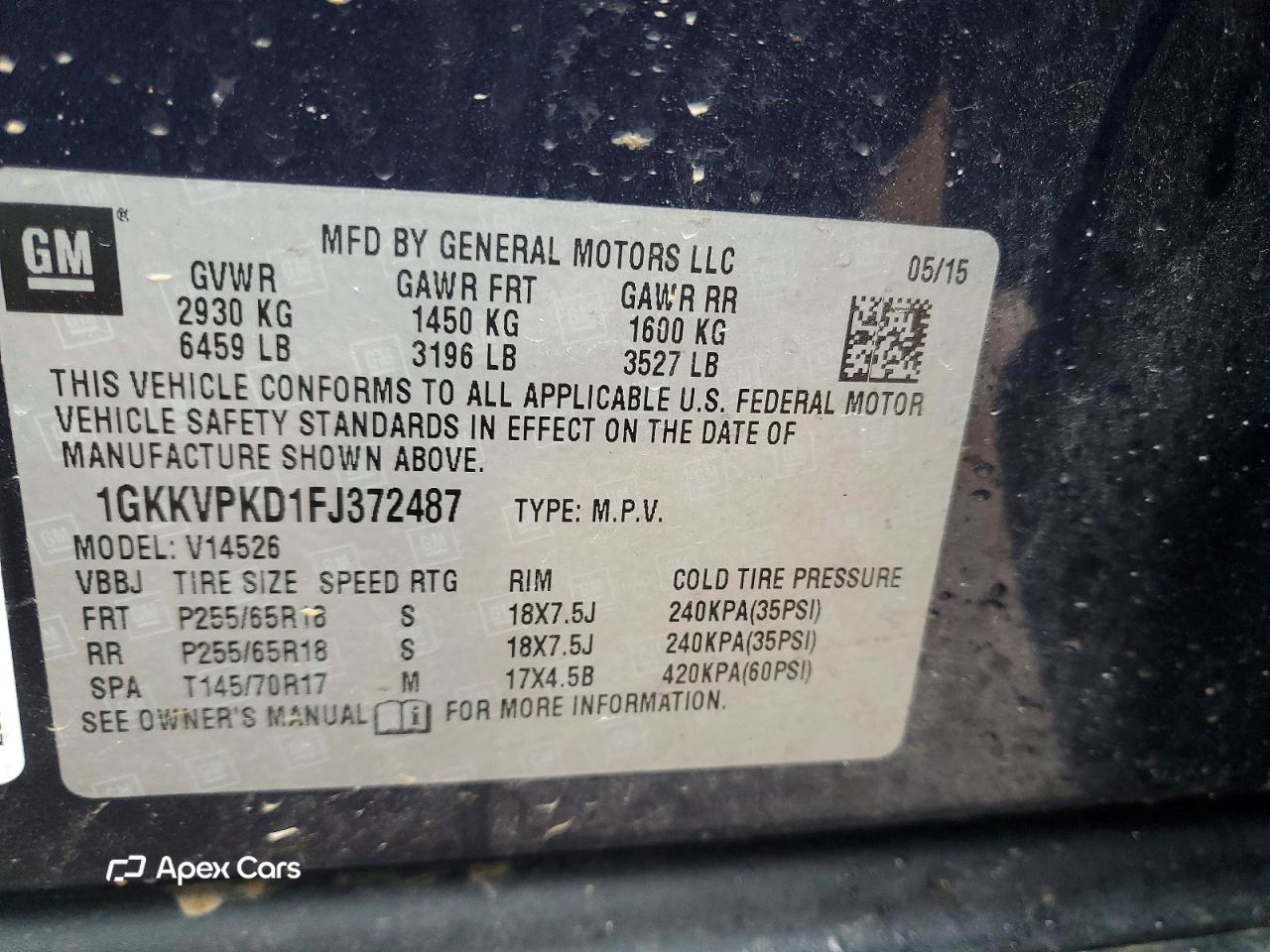 GMC Acadia 2015