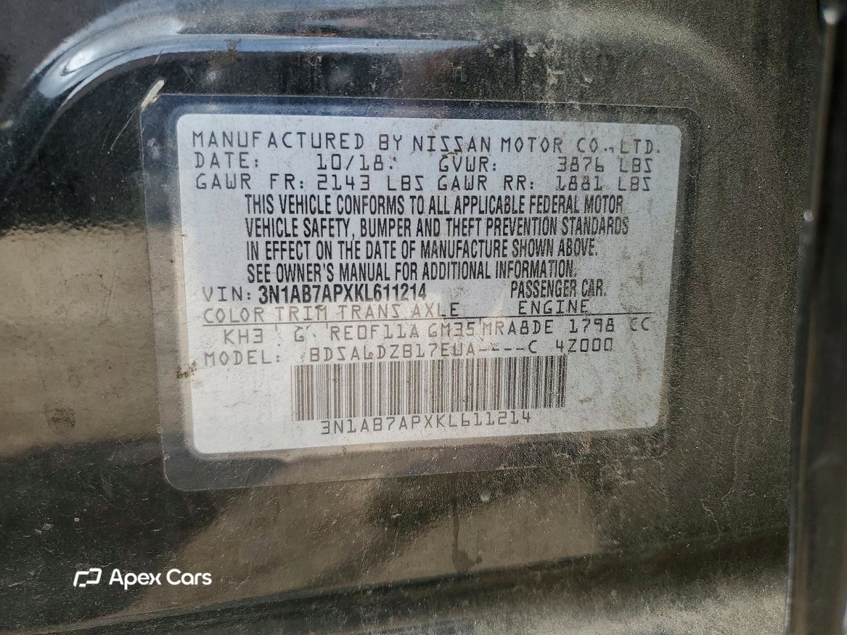 Nissan Sentra 2019