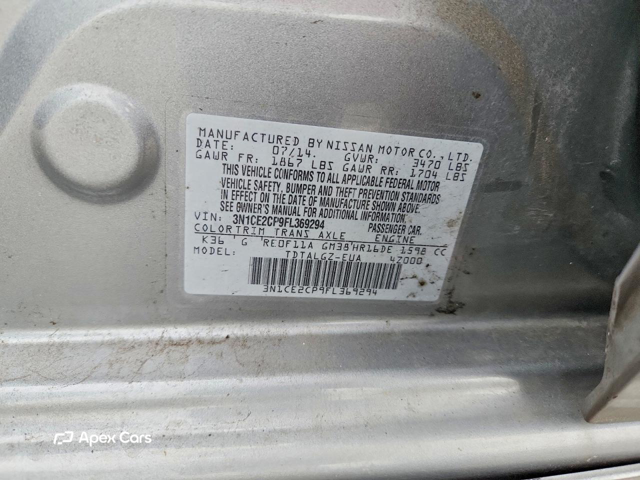 Nissan Versa 2015