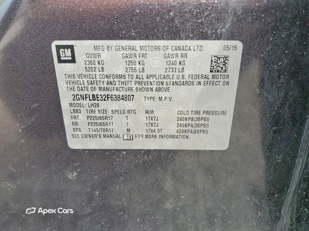 Chevrolet Equinox 2015