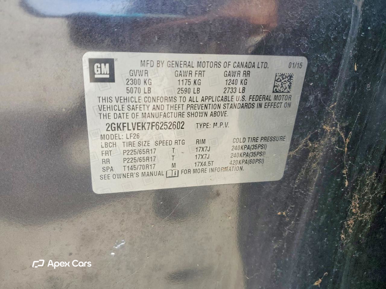 GMC Terrain 2015