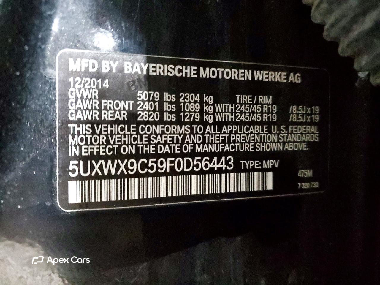 BMW X3 2015